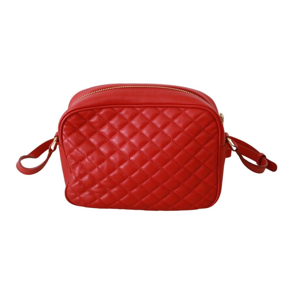 Dolce & Gabbana Red King Shoulder Cross Body Leather Quilted GLAM Bag - Picture 4 of 5